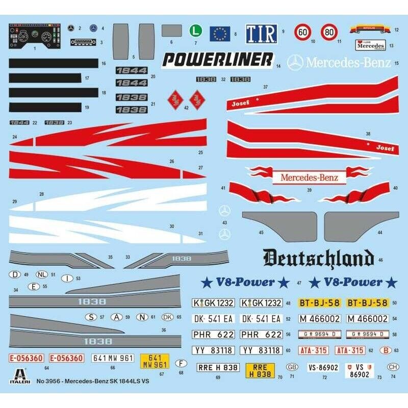 Italeri 3924 Mercedes Benz SK Eurocab